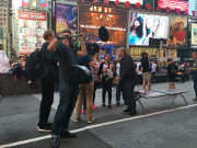You'll Never Walk Alone: Joachim Krl auf dem Times Square